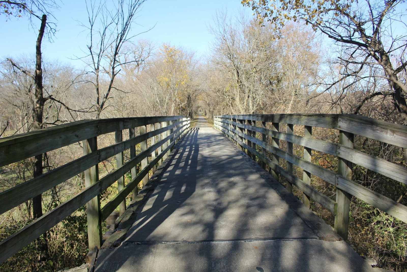 Looking north